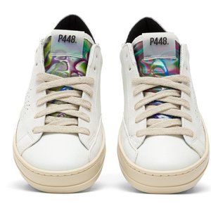 P448  white sneakers